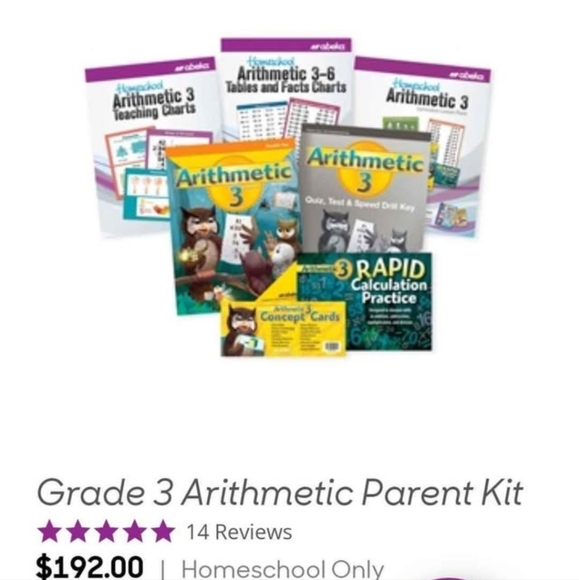 Abeka Math 3rd grade - Picture 2 of 2